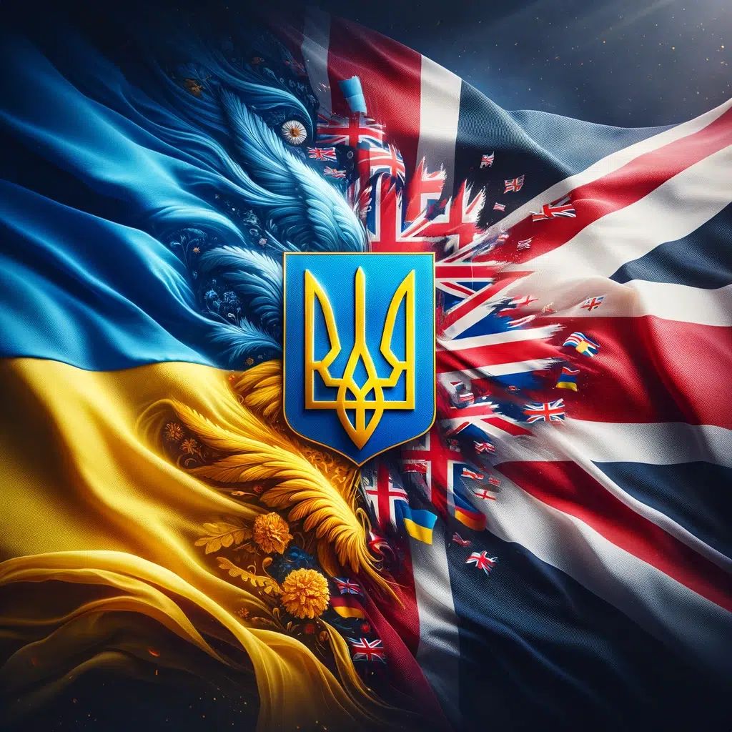 english to ukrainian flag